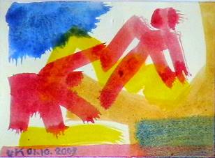 Acryl auf Papier